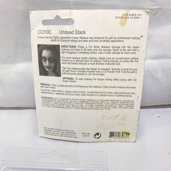 Lot of Halloween Costume Horror Makeup Face Paint Supplies Assorted Brands - Picture 13 of 14